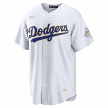 Los Angeles Dodgers Nike 2026 Gold Collection Stadium Jersey - White | MLB Jerseys