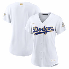 Los Angeles Dodgers Nike Women's 2026 Gold Collection Stadium Jersey Online