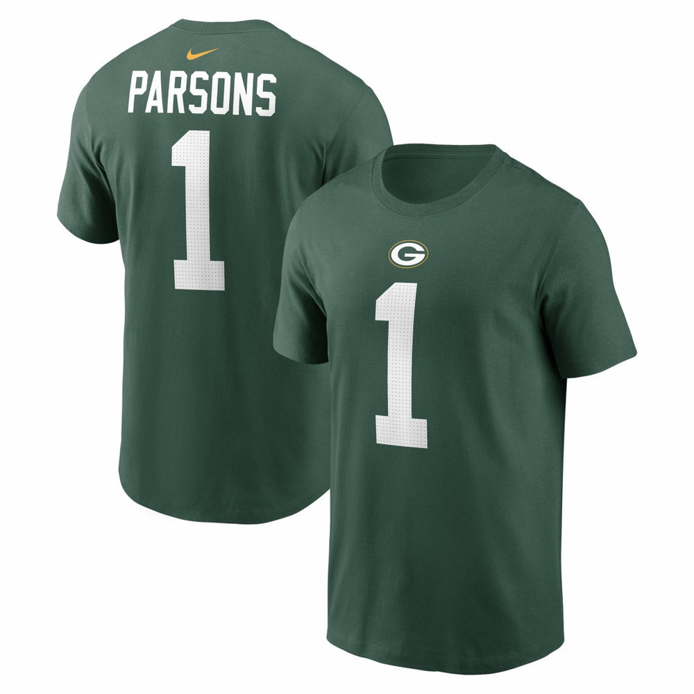 Micah Parsons Green Bay Packers Name & Number T-Shirt Green - Nike