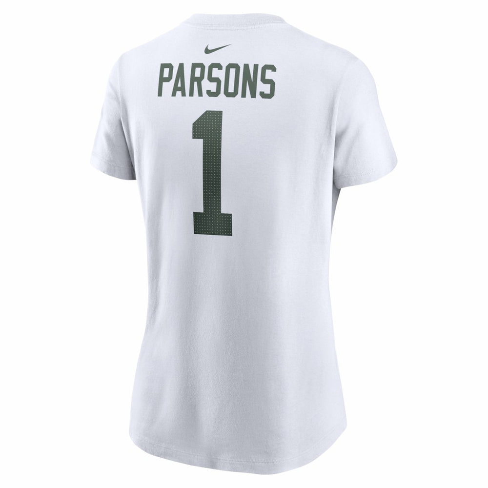 Micah Parsons Green Bay Packers Women's Player Name & Number T-Shirt White - Nike