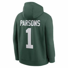 Micah Parsons Green Bay Packers Player Name & Number Fleece Hoodie Green - Nike