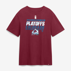 Colorado Avalanche - Fanatics 2026 Stanley Cup Playoffs T-Shirt Garnet
