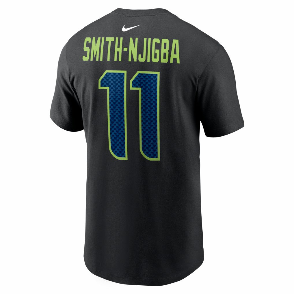 Jaxon Smith-Njigba Seattle Seahawks Carbon Name & Number T-Shirt Black - Nike