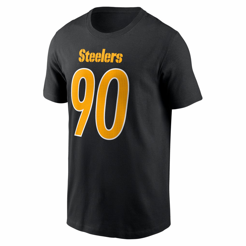 T.J. Watt Pittsburgh Steelers Carbon Name & Number T-Shirt Black - Nike