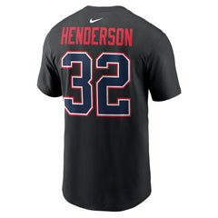 TreVeyon Henderson New England Patriots Carbon Name & Number T-Shirt Black - Nike