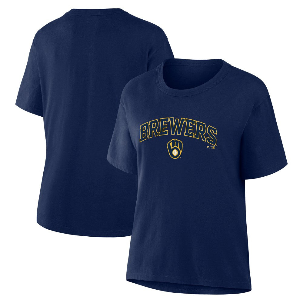 Milwaukee Brewers Fanatics Women's Lockup Legacy T-Shirt discount