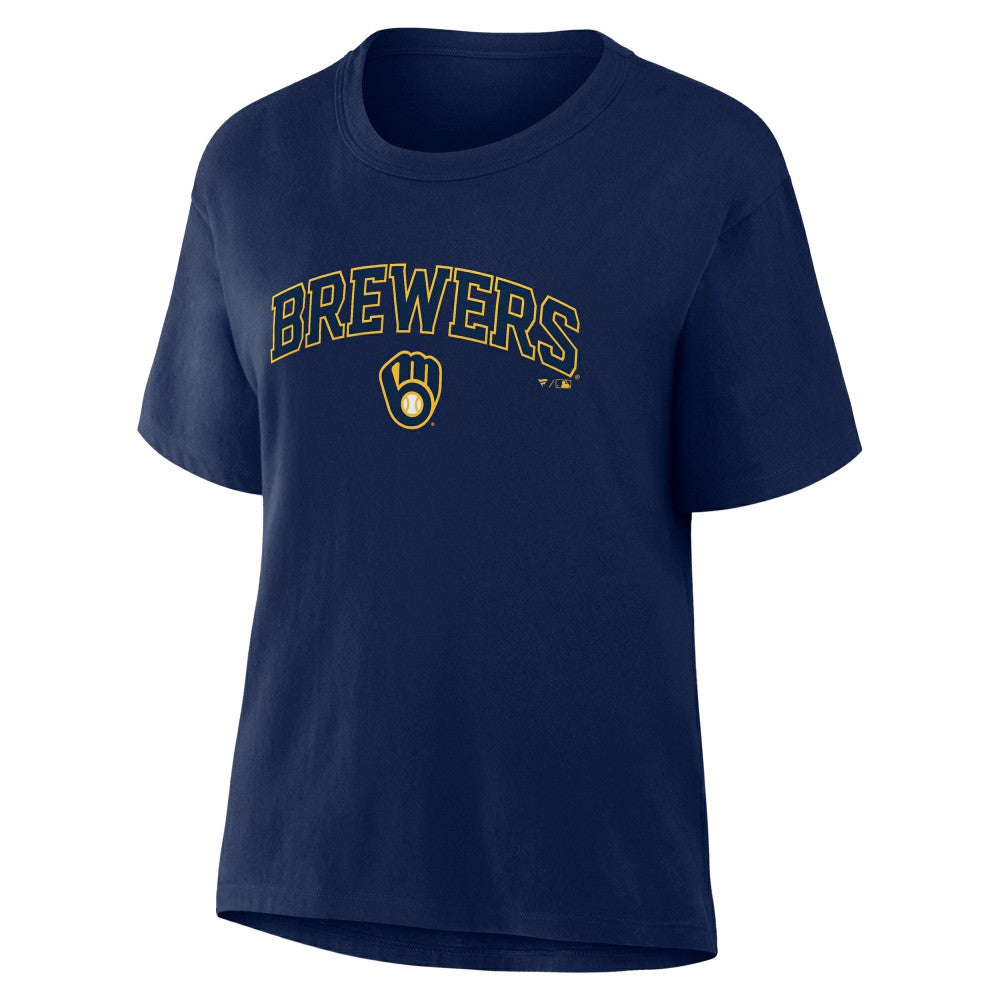 Milwaukee Brewers Fanatics Women's Lockup Legacy T-Shirt discount