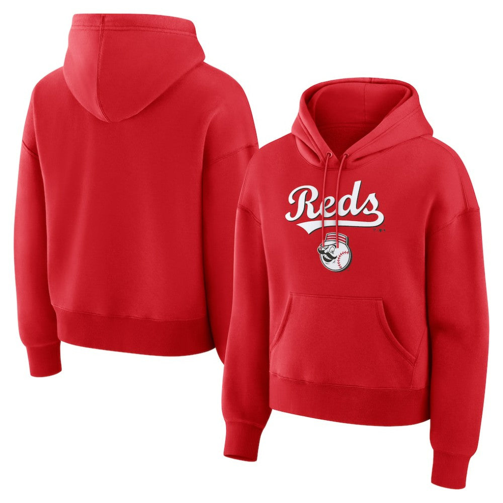 Cincinnati Reds Fanatics Women's Lockup Legacy Fleece Hoodie for sale
