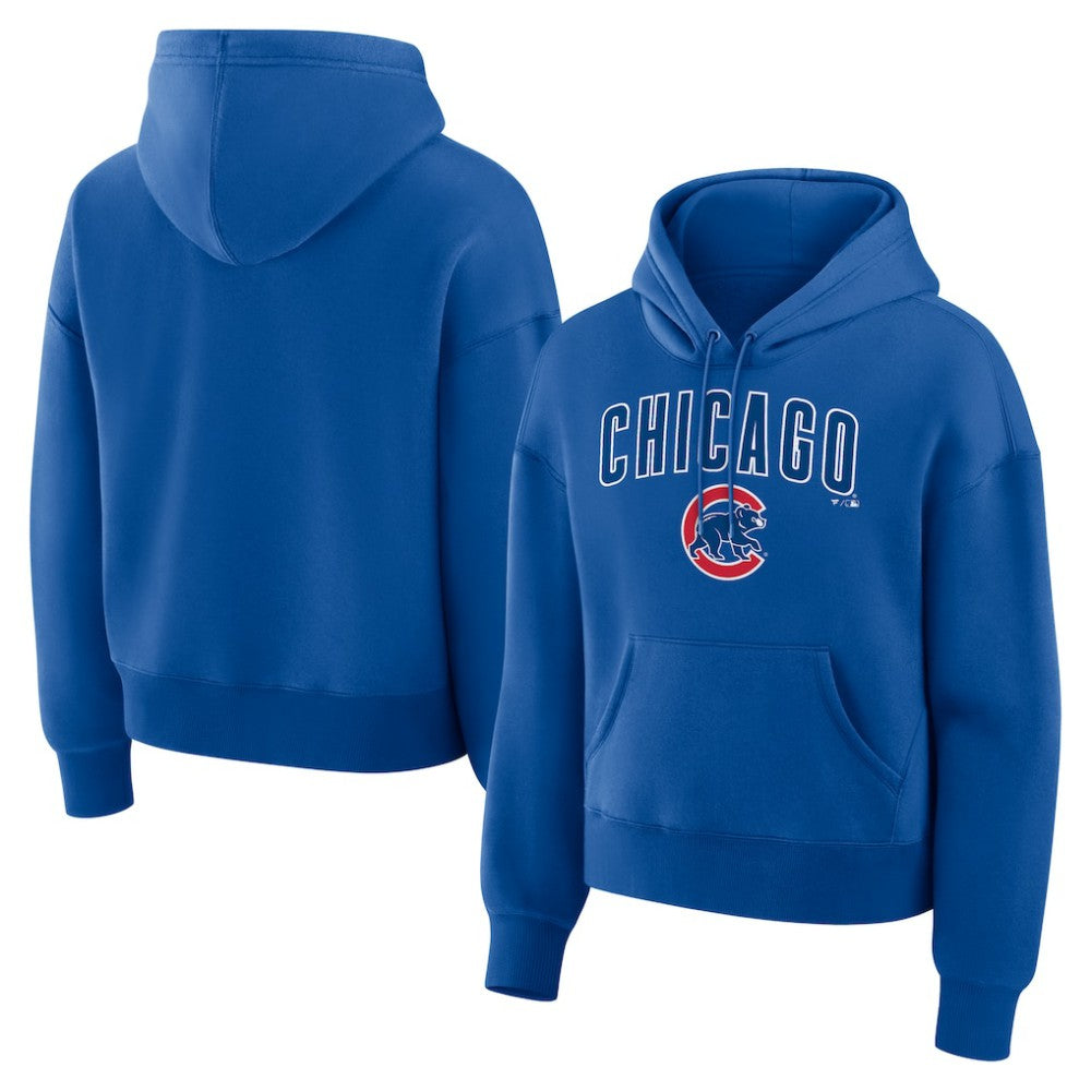 Chicago Cubs Fanatics Women's Lockup Legacy Fleece Hoodie for sale