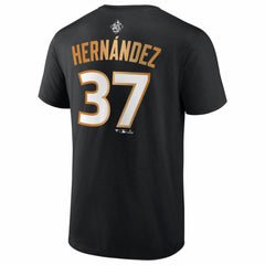 Teoscar Hernández Los Angeles Dodgers Fanatics 2025 World Series Champions Name & Number T-Shirt Online