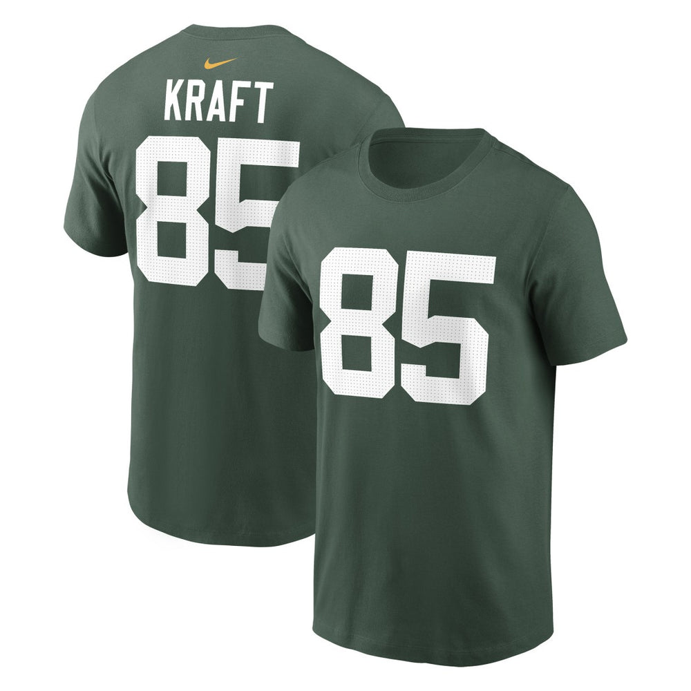 Tucker Kraft Green Bay Packers Player Name & Number T-Shirt Green - Nike