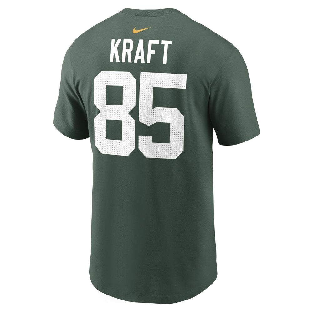 Tucker Kraft Green Bay Packers Player Name & Number T-Shirt Green - Nike