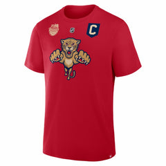 Aleksander Barkov Florida Panthers - Fanatics 2026 NHL Winter Classic Authentic Stack Name & Number T-Shirt Red