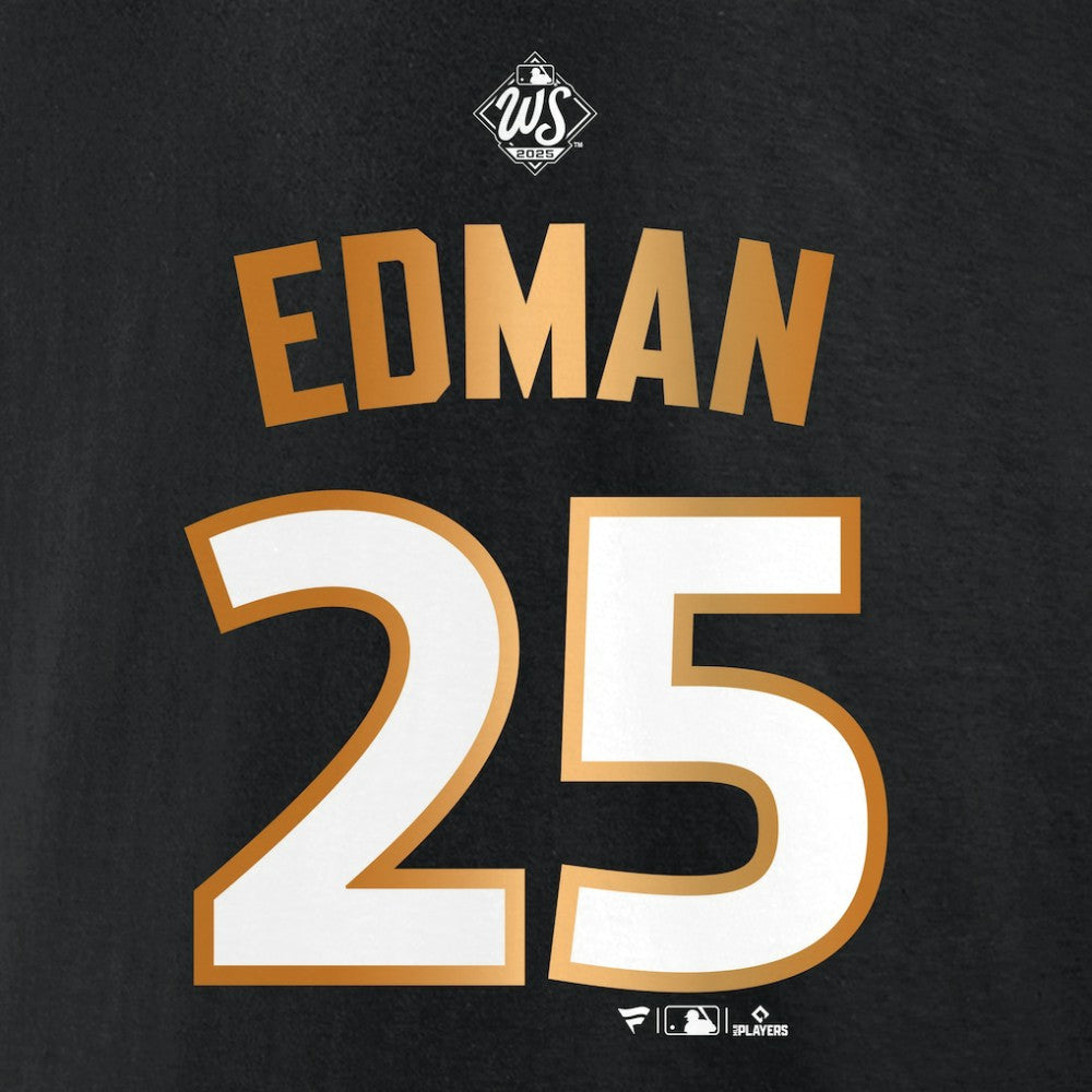 Tommy Edman Los Angeles Dodgers Fanatics 2025 World Series Champions Name & Number T-Shirt discount