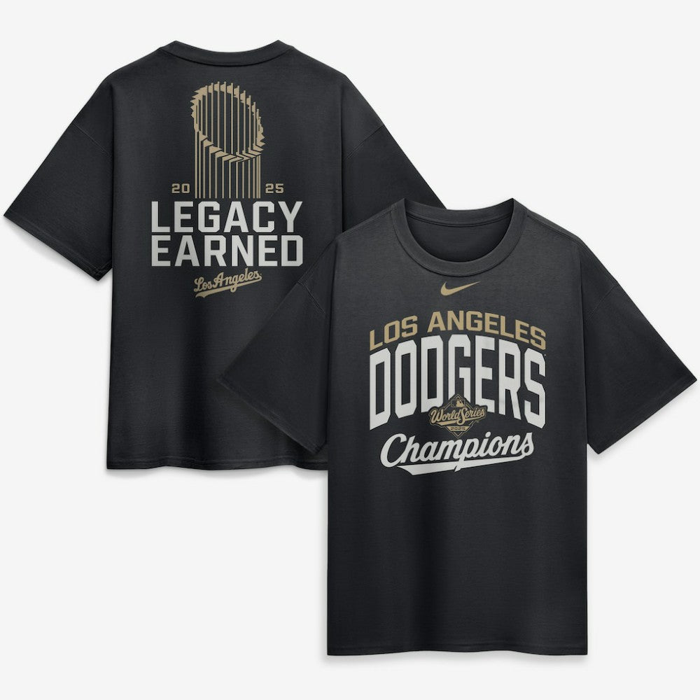 Los Angeles Dodgers Nike 2026 Gold Collection Legacy Earned T-Shirt for sale