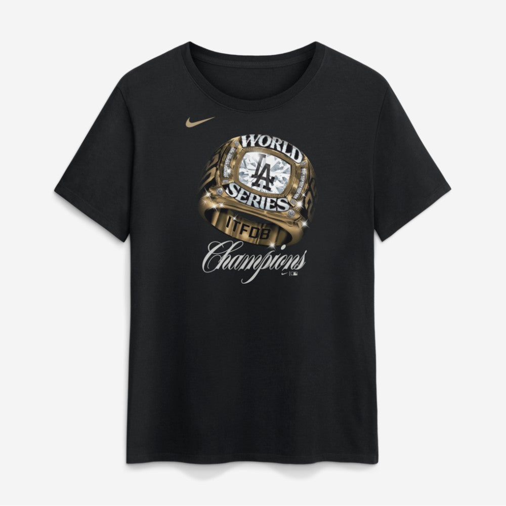 Los Angeles Dodgers Nike Women's 2026 Gold Collection Graphic T-Shirt Sale