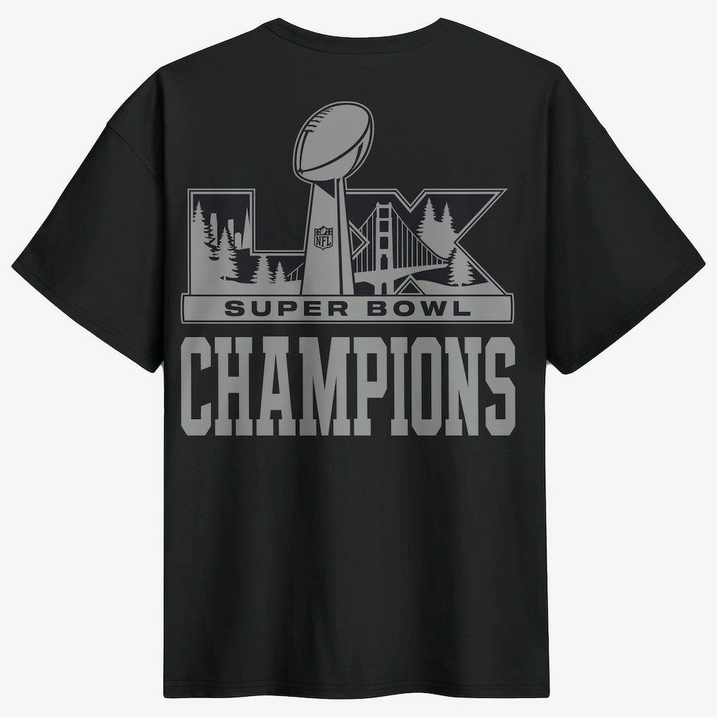 Seattle Seahawks Super Bowl LX Champions Locker Room Trophy Collection Authentic T-Shirt Black - Nike