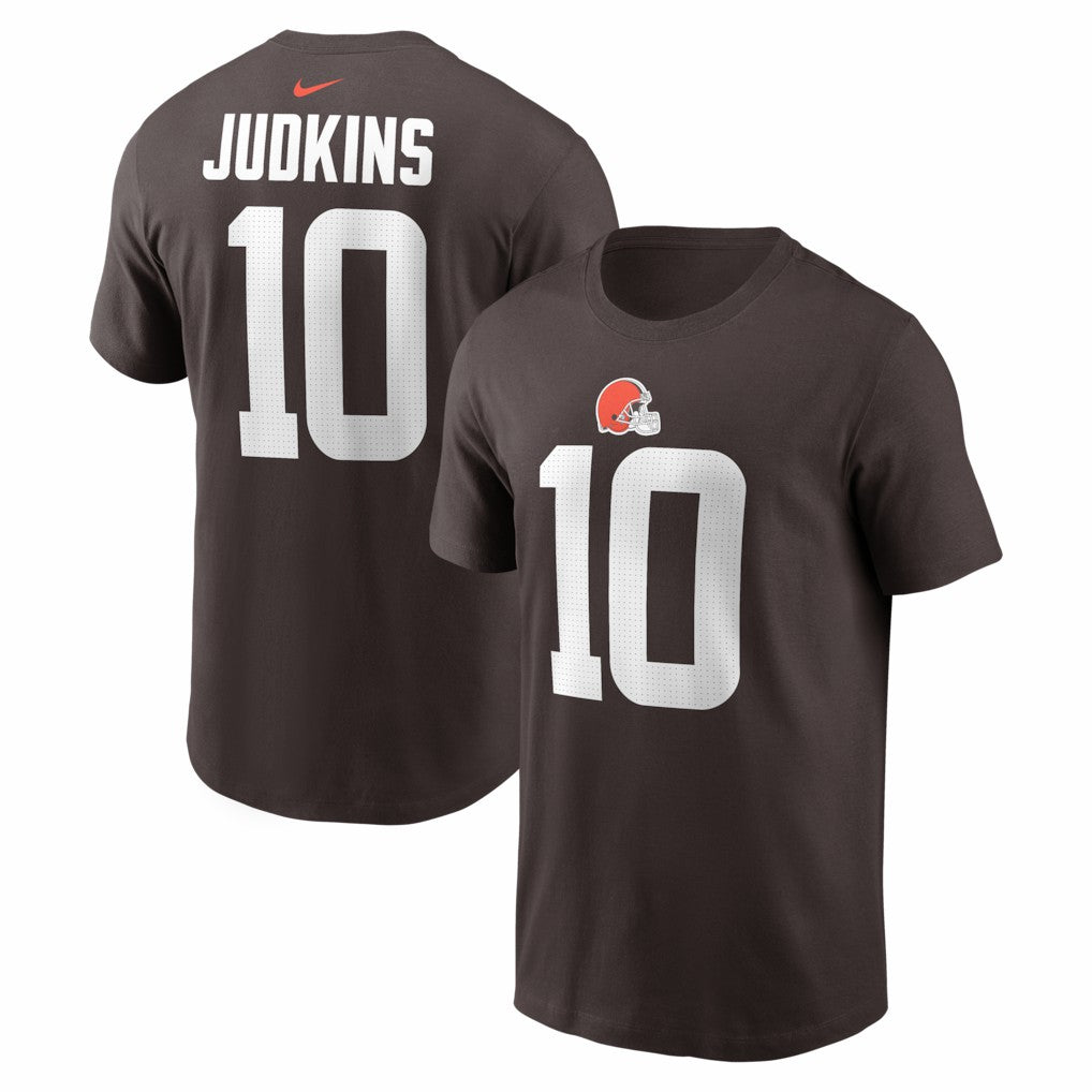 Quinshon Judkins Cleveland Browns Name & Number T-Shirt Brown - Nike