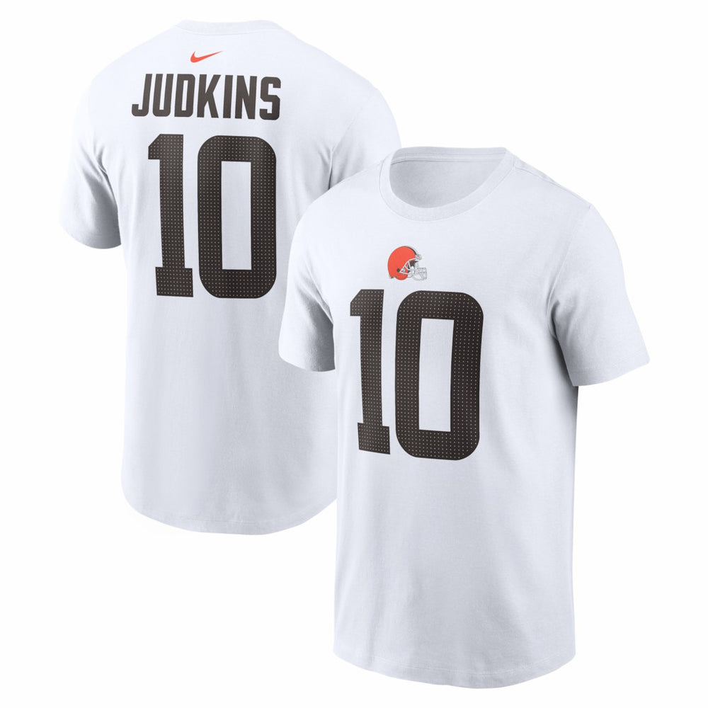 Quinshon Judkins Cleveland Browns Name & Number T-Shirt White - Nike
