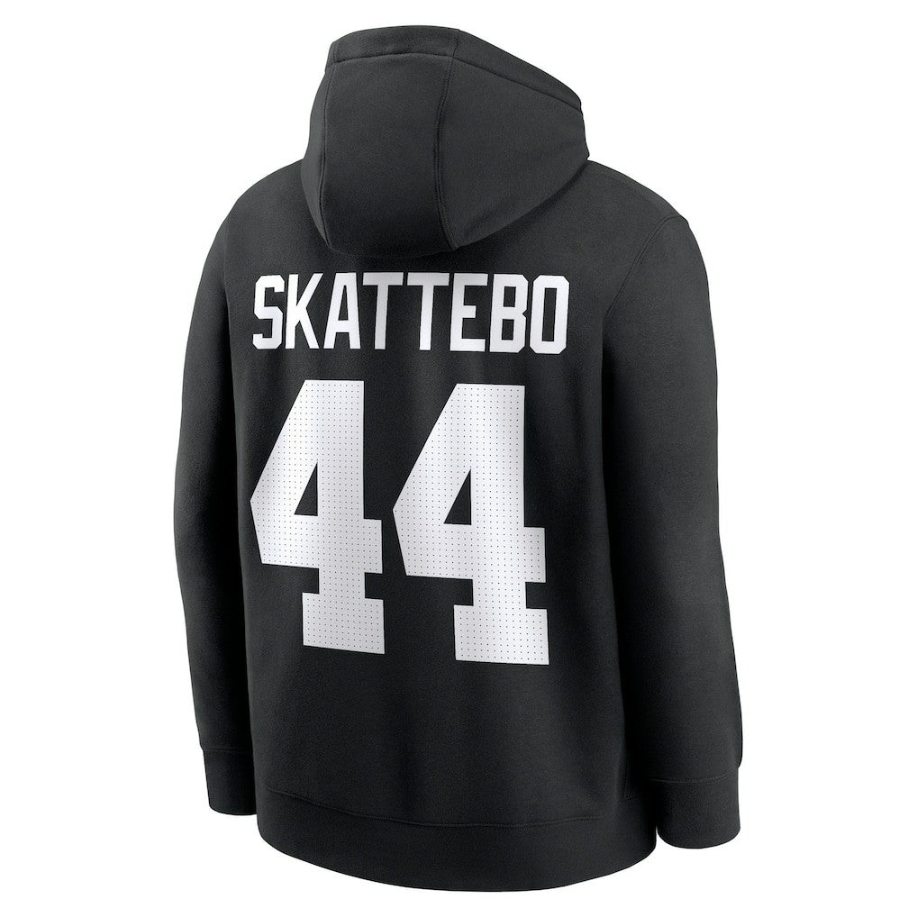 Cam Skattebo New York Giants Player Name & Number Fleece Hoodie Black - Nike