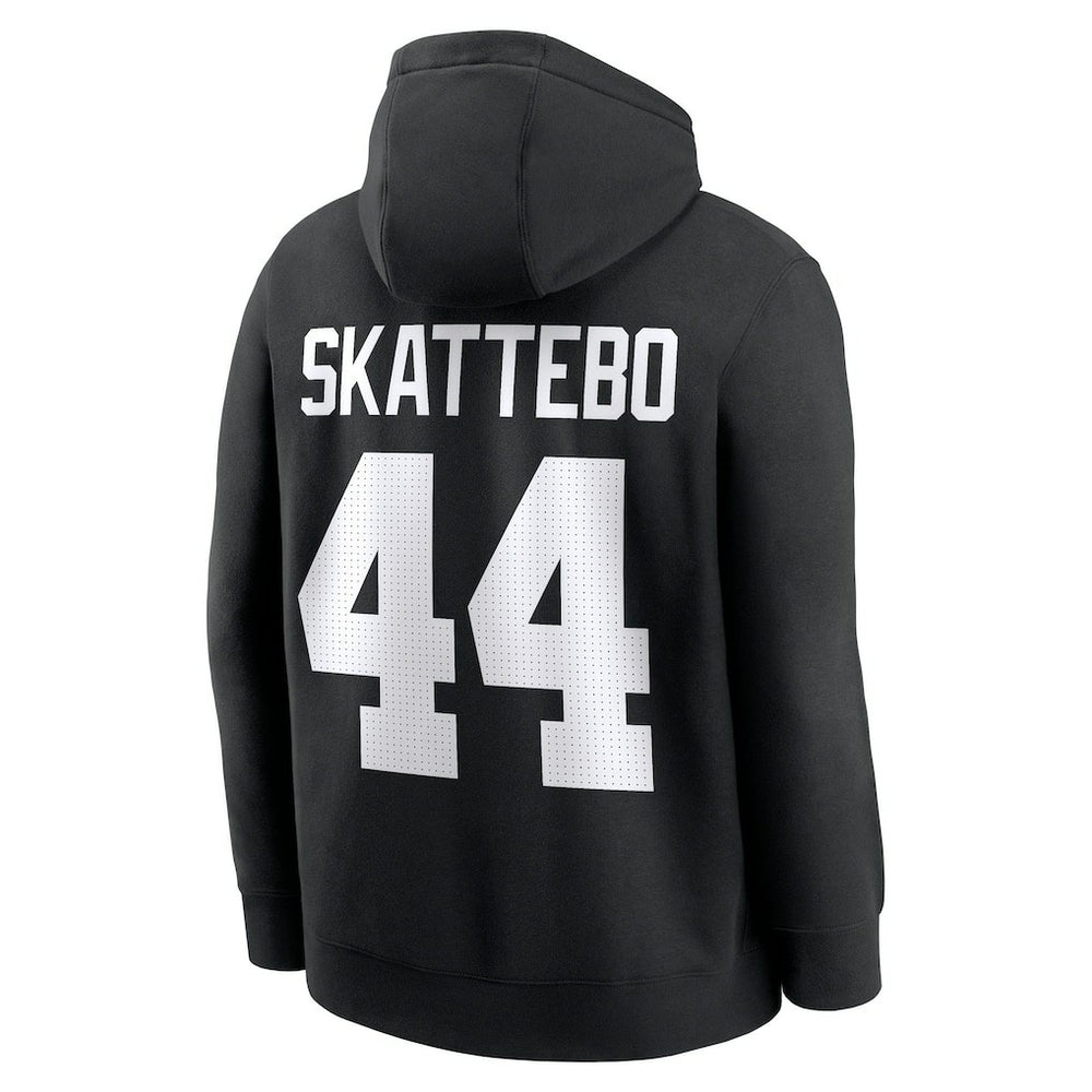 Cam Skattebo New York Giants Player Name & Number Fleece Hoodie Black - Nike