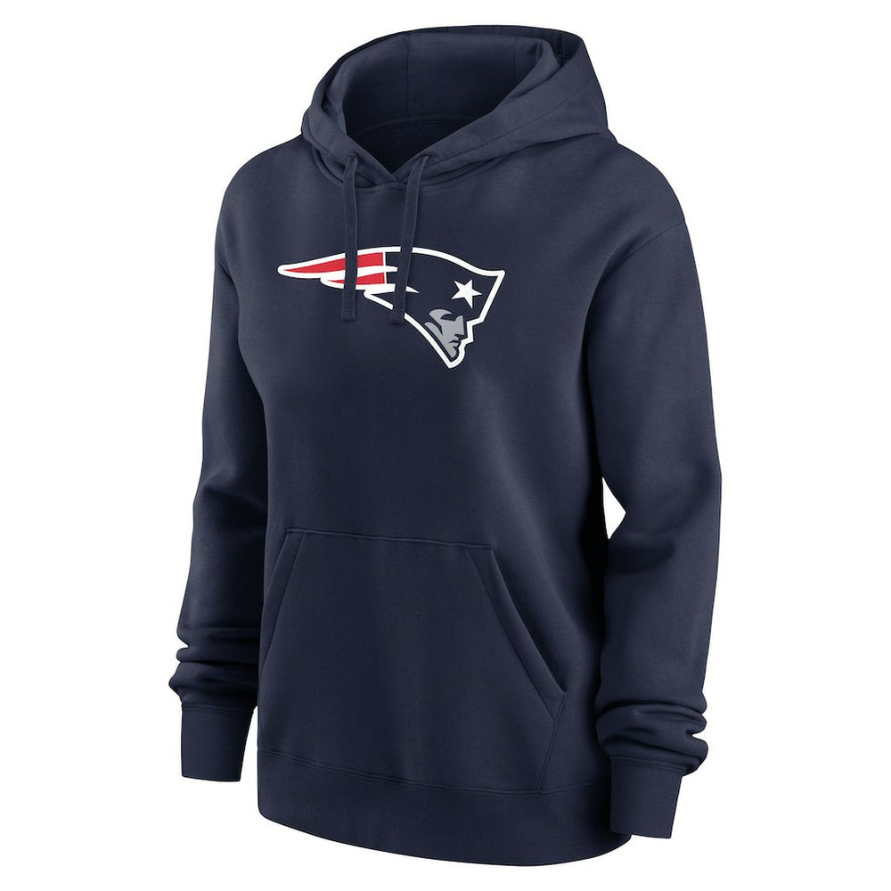 Drake Maye New England Patriots Women's Player Name & Number Fleece Hoodie Navy - Nike
