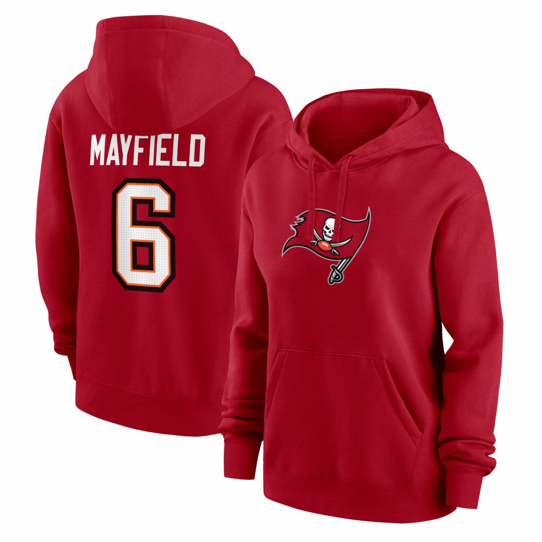 Baker Mayfield Tampa Bay Buccaneers Women's Player Name & Number Fleece Hoodie Red - Nike