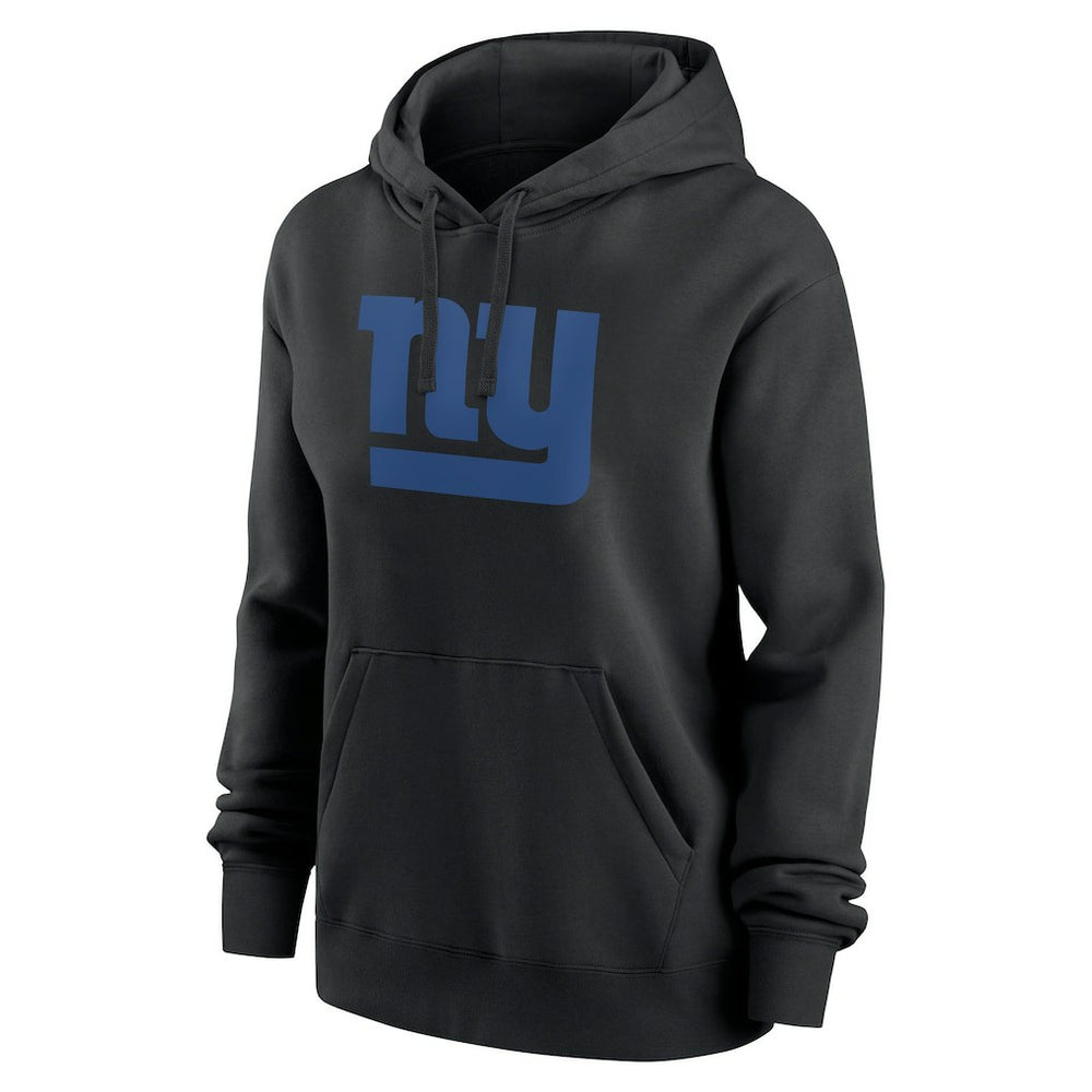 Jaxson Dart New York Giants Women's Player Name & Number Fleece Hoodie Black - Nike