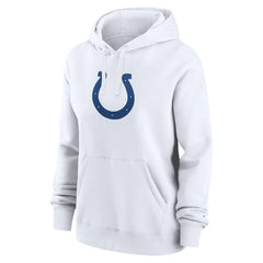 Daniel Jones Indianapolis Colts Women's Player Name & Number Fleece Hoodie White - Nike