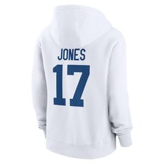 Daniel Jones Indianapolis Colts Women's Player Name & Number Fleece Hoodie White - Nike