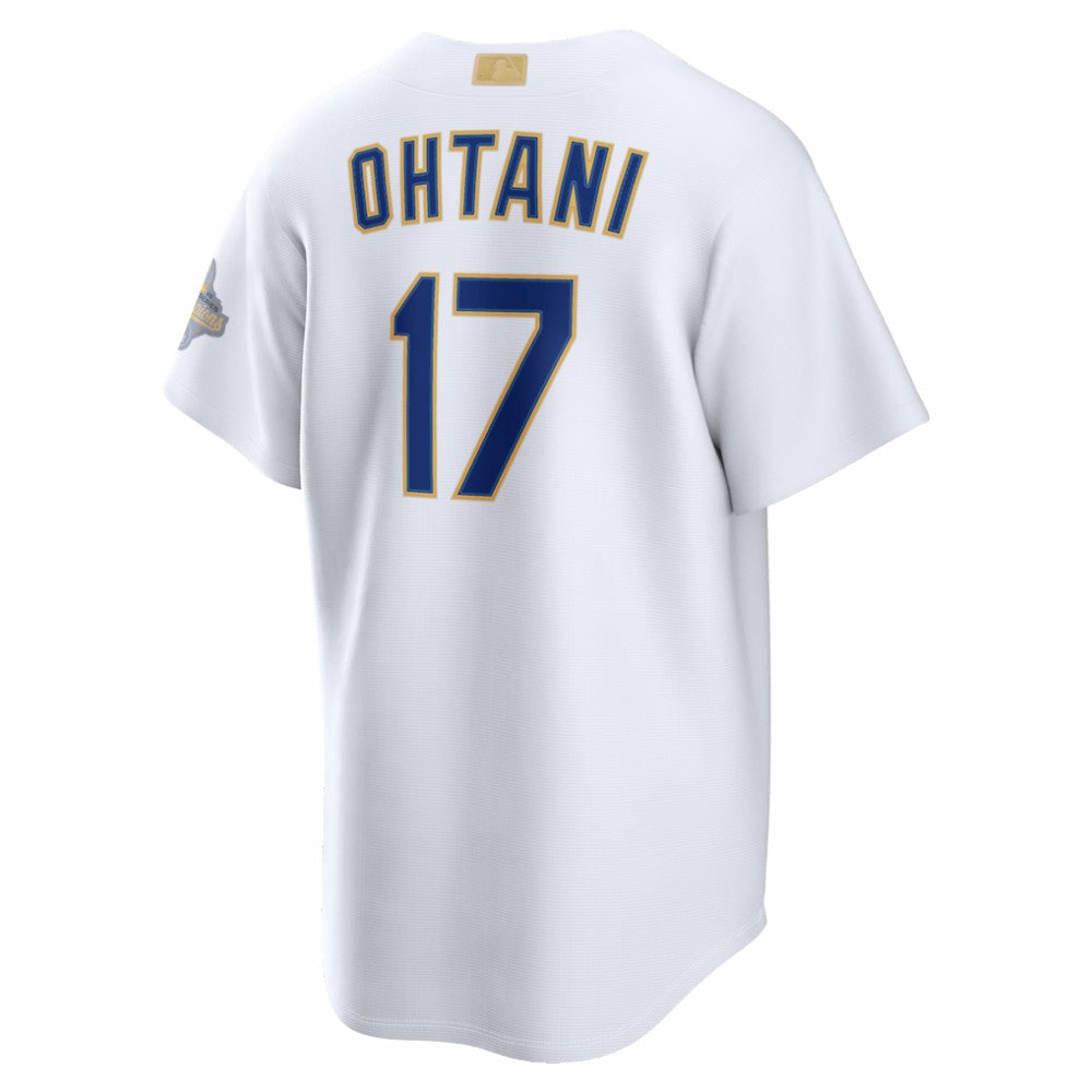 Shohei Ohtani Los Angeles Dodgers Nike 2026 Gold Collection Stadium Jersey for sale