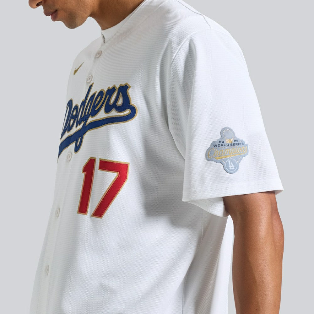 Shohei Ohtani Los Angeles Dodgers Nike 2026 Gold Collection Stadium Jersey for sale