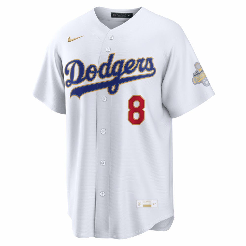 Enrique Hernández Los Angeles Dodgers Nike 2026 Gold Collection Stadium Jersey - White | MLB Jerseys