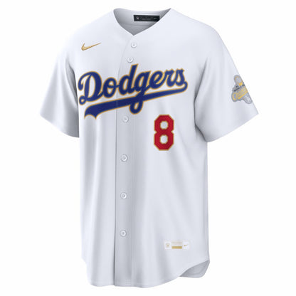 Enrique Hernández Los Angeles Dodgers Nike 2026 Gold Collection Stadium Jersey - White | MLB Jerseys