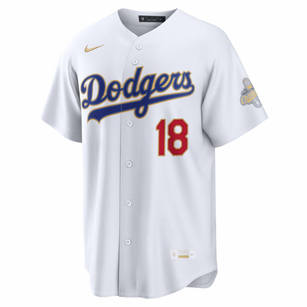 Yoshinobu Yamamoto Los Angeles Dodgers Nike 2026 Gold Collection Stadium Jersey Near Me