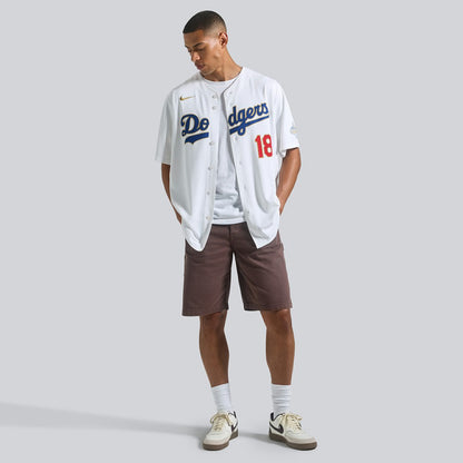 Yoshinobu Yamamoto Los Angeles Dodgers Nike 2026 Gold Collection Stadium Jersey - White | MLB Jerseys