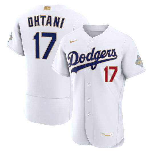 Shohei Ohtani Los Angeles Dodgers Nike 2026 Gold Collection Authentic Jersey - White | MLB Jerseys