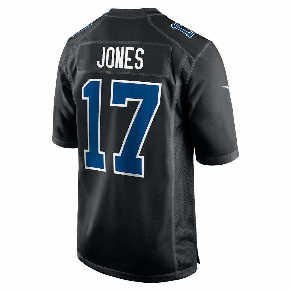 Daniel Jones Indianapolis Colts Fashion Game Jersey Carbon Black - Nike