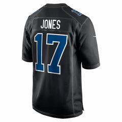 Daniel Jones Indianapolis Colts Fashion Game Jersey Carbon Black - Nike