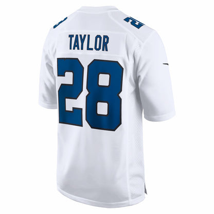 Jonathan Taylor Indianapolis Colts Fashion Game Jersey - Tundra White | NFL Jerseys