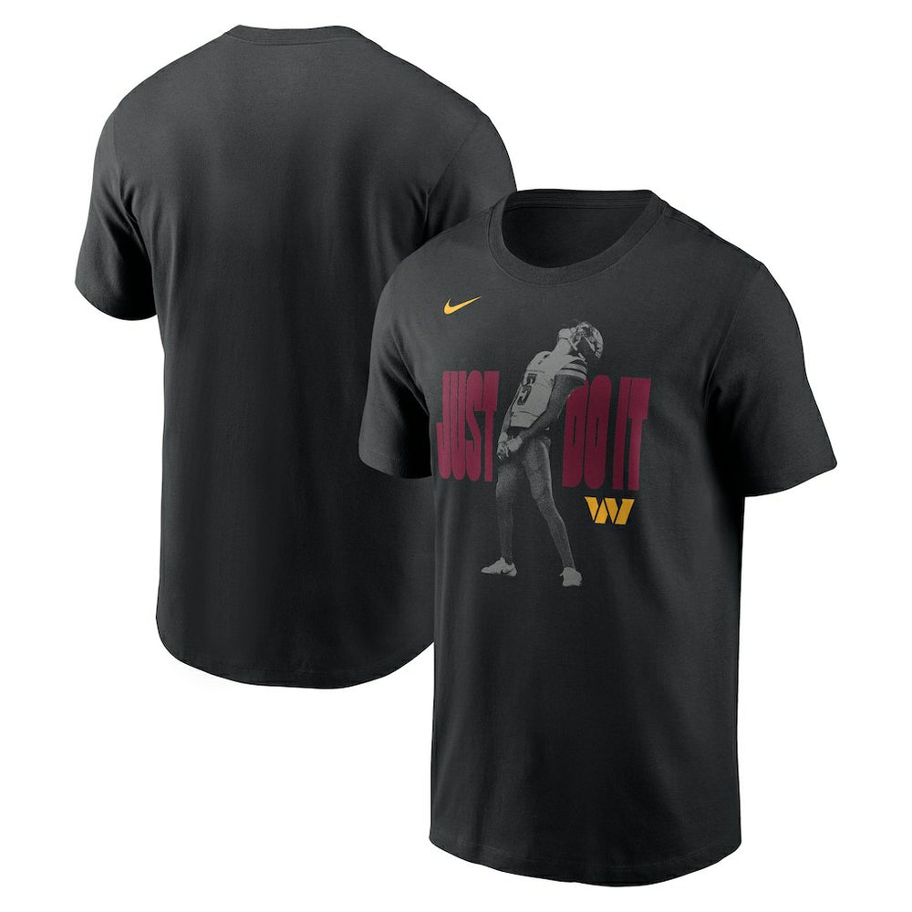 Jayden Daniels Washington Commanders Just Do It T-Shirt Black - Nike