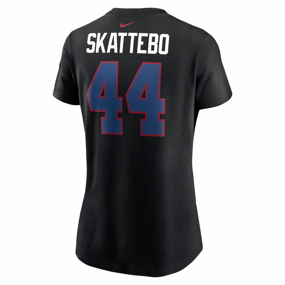 Cam Skattebo New York Giants Women's Name & Number T-Shirt Black - Nike
