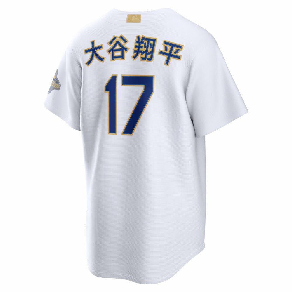Shohei Ohtani Los Angeles Dodgers Nike 2026 Gold Collection Kanji Stadium Jersey discount