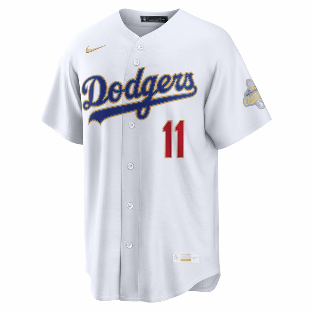 Roki Sasaki Los Angeles Dodgers Nike 2026 Gold Collection Stadium Jersey - White | MLB Jerseys
