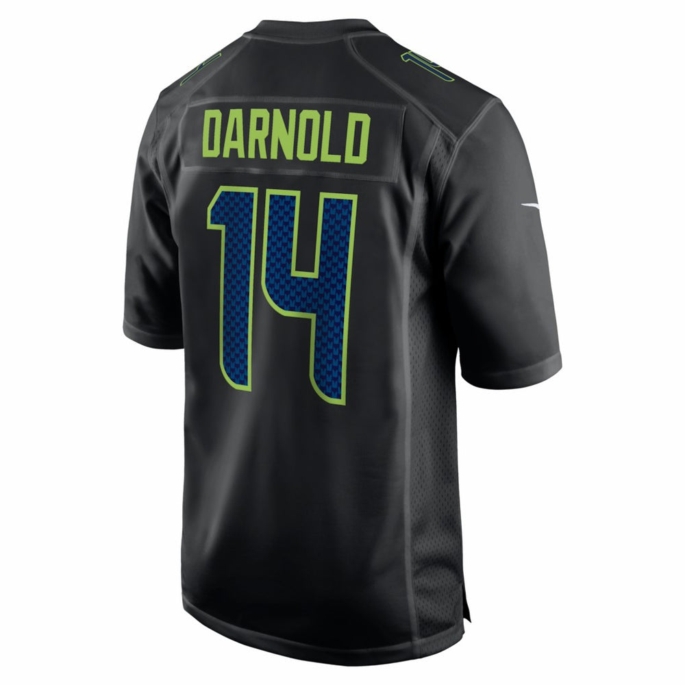 Sam Darnold Seattle Seahawks Super Bowl LX Patch Carbon Fashion Game Jersey Black - Nike