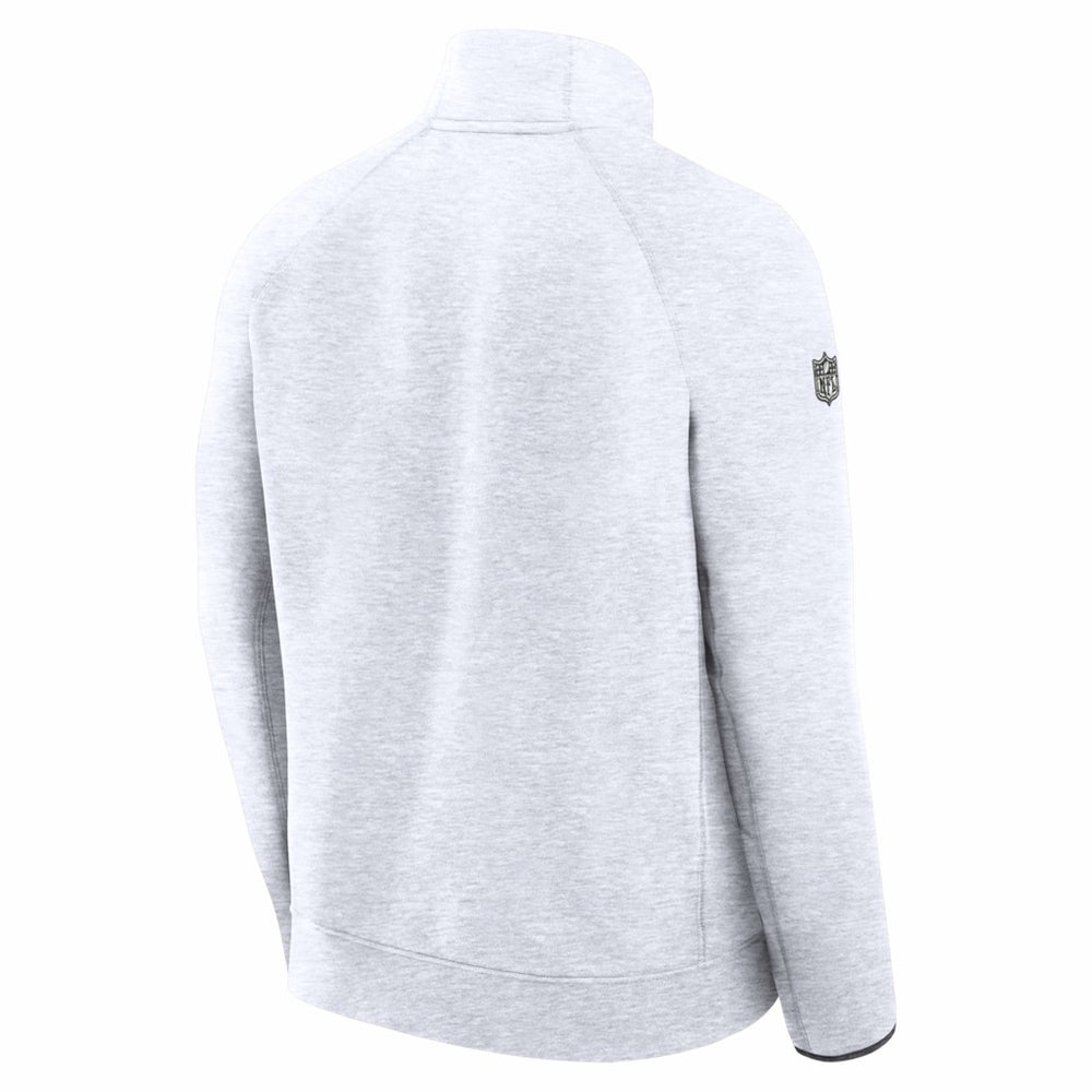 Drake Maye New England Patriots Super Bowl LX Opening Night Tech Fleece Half-Zip Sweatshirt Gray - Nike