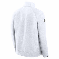 Drake Maye New England Patriots Super Bowl LX Opening Night Tech Fleece Half-Zip Sweatshirt Gray - Nike
