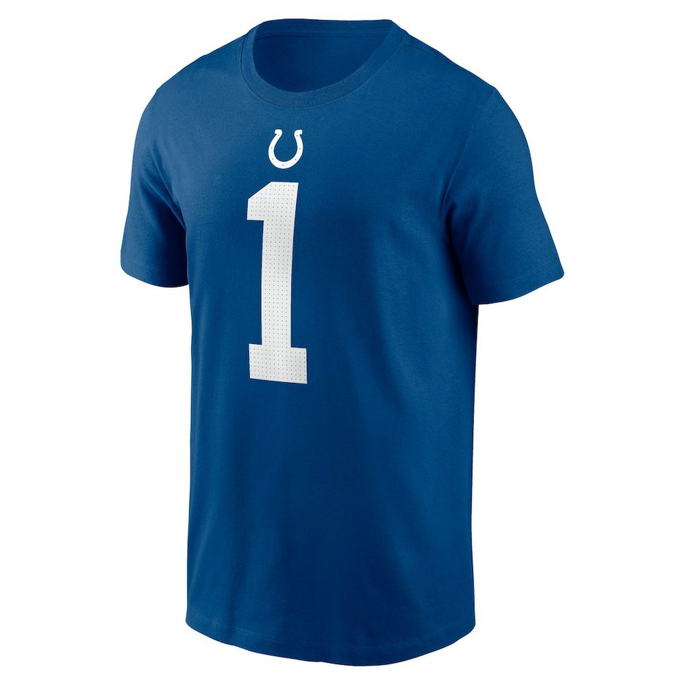 Ahmad Sauce Gardner Indianapolis Colts Player Name & Number T-Shirt Royal - Nike