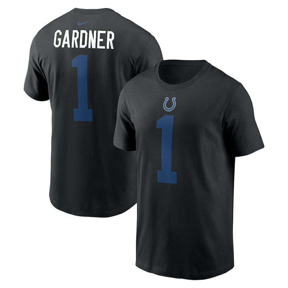 Ahmad Sauce Gardner Indianapolis Colts Player Name & Number T-Shirt Black - Nike