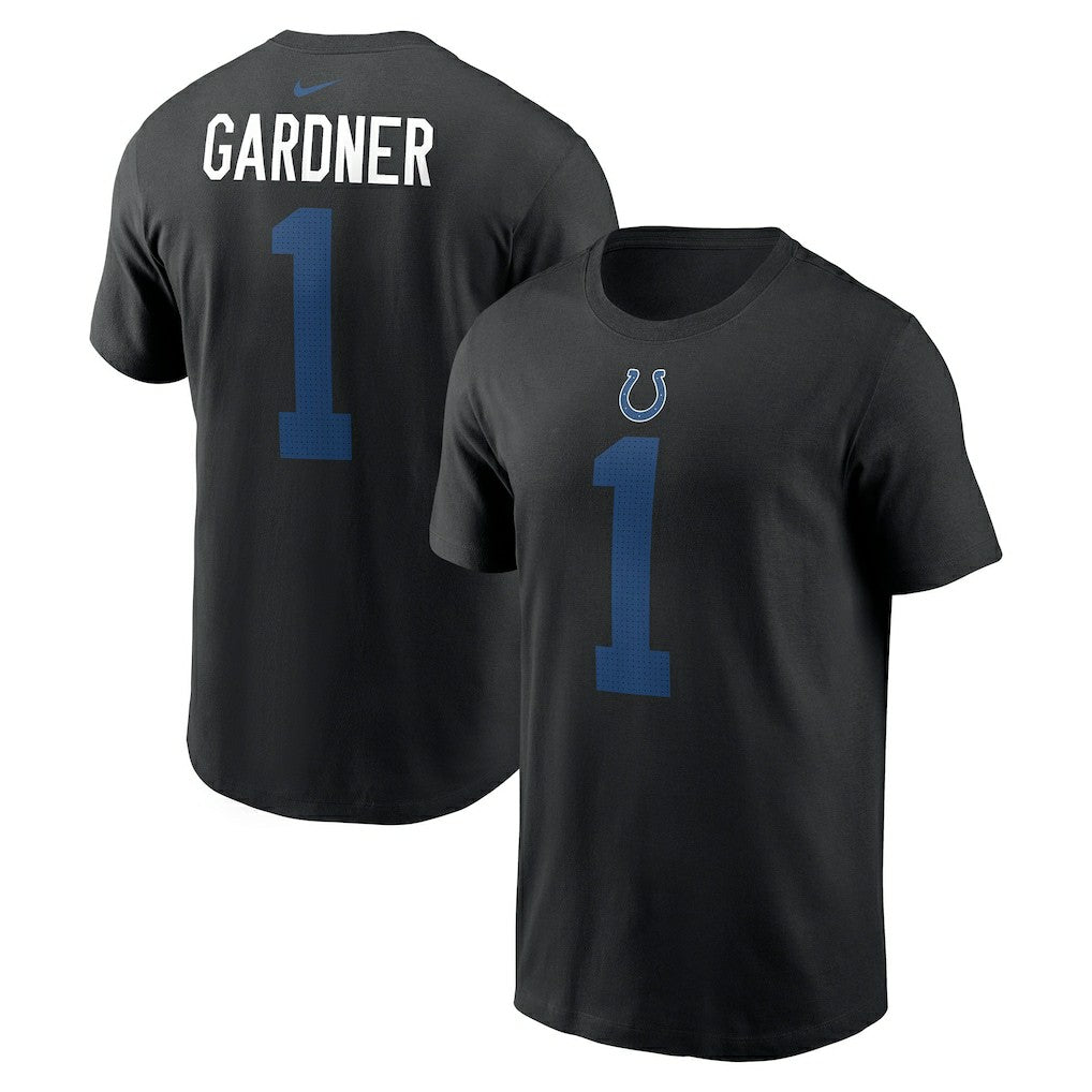 Ahmad Sauce Gardner Indianapolis Colts Player Name & Number T-Shirt Black - Nike
